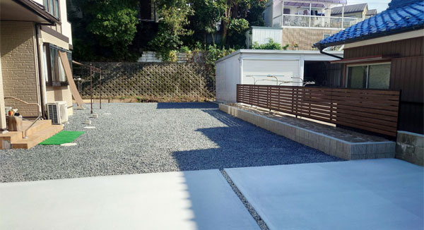 これまでのリフォーム（庭・玄関周り）