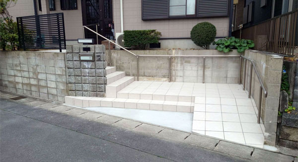 これまでのリフォーム（庭・玄関周り）