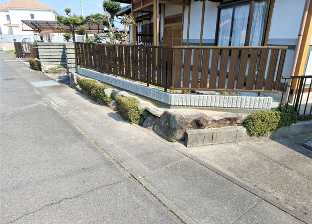 美濃加茂市　お庭・玄関周り工事