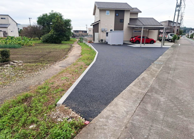 中建設　外構工事