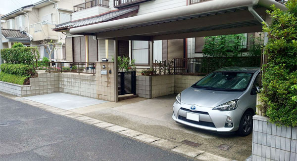 これまでの駐車場工事