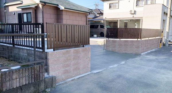 これまでの駐車場工事